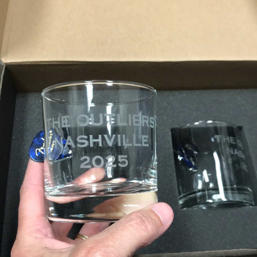Benshot "The Outlier Nashville 2025" Whiskey Glasses